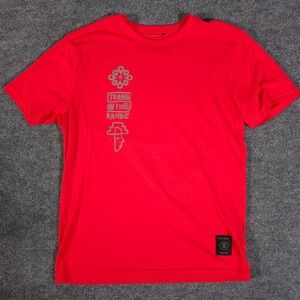 Roark Run Amok Shirt Mens Small Red Strange On The Range Graphic Performance